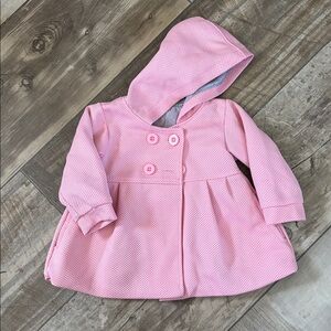 Pink Hooded Baby Coat